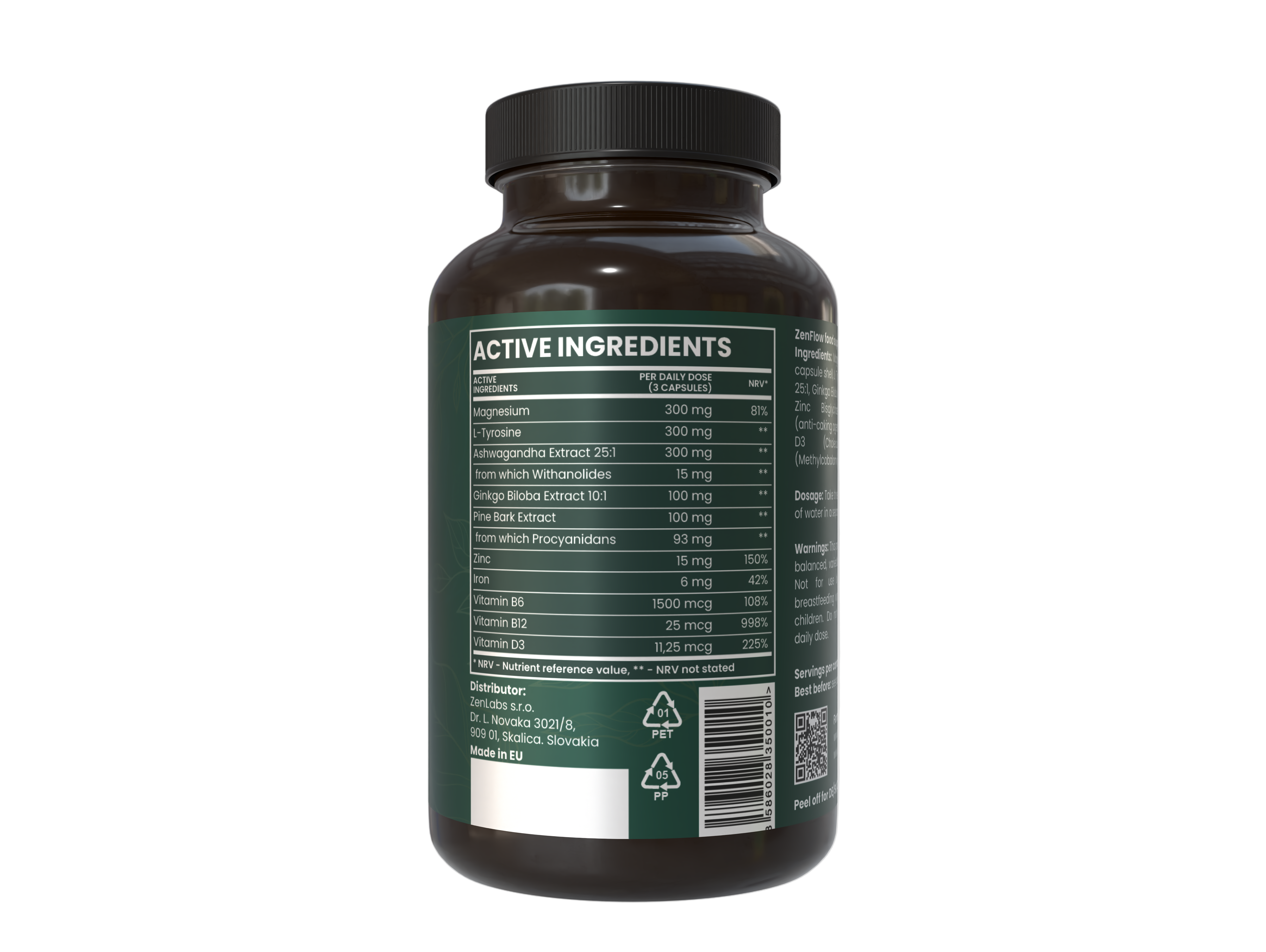 ZenFlow™- sústredenie a motivácia, 90 kapsúl.