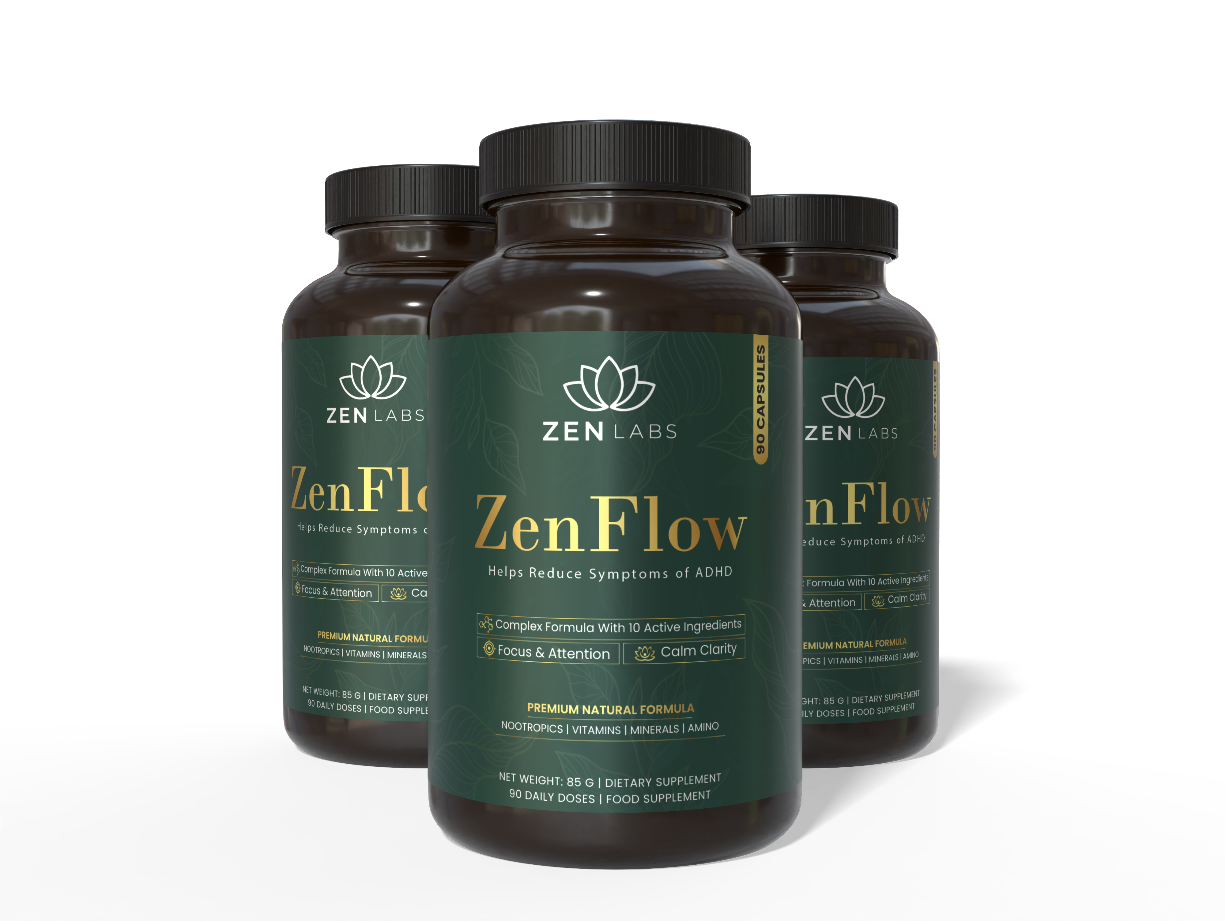 ZenFlow™- sústredenie a motivácia, 90 kapsúl.